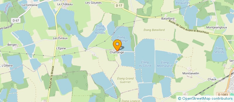 localisation de l'entreprise GFA DE CHAFFANGE  EYGALIERES