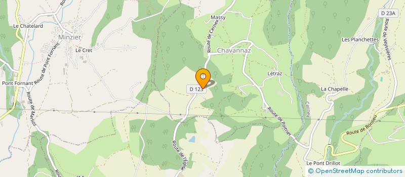 localisation de l'entreprise GFA DE CHAMARANDE  CHILLY