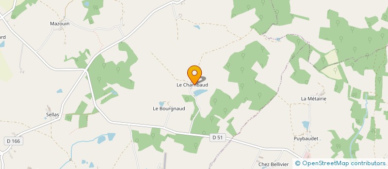 localisation de l'entreprise GFA DE CHAMBAUD à SAINT-MAURICE-DES-LIONS