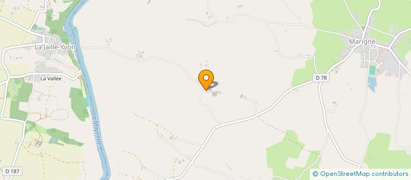 localisation de l'entreprise GFA DE CHAMBREZE  LES HAUTS-D'ANJOU