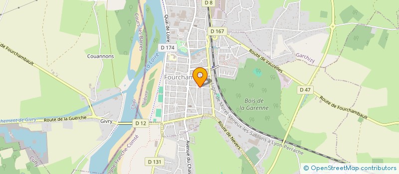 localisation de l'entreprise GFA DE CHAMENAY à GARCHIZY