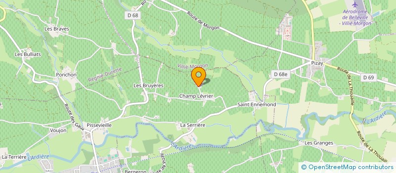 localisation de l'entreprise GFA DE CHAMP LEVRIER à CERCIE