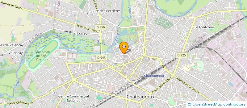 localisation de l'entreprise GFA DE CHAMPAGNE ET DE SOLOGNE à CHATEAUROUX
