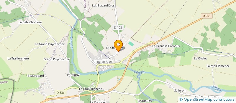 localisation de l'entreprise GFA DE CHAMPRENAIS à INGRANDES