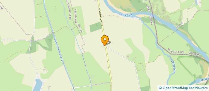 localisation de l'entreprise GFA DE CHANTALOUETTE  SAINT-MARTIN-DES-LAIS