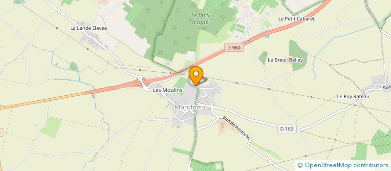 localisation de l'entreprise GFA DE CHANTELOUP  CIZAY-LA-MADELEINE