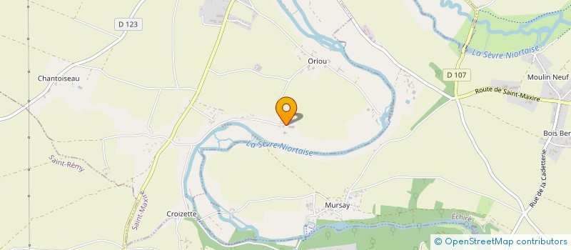 localisation de l'entreprise GFA DE CHANTEMERLE  SAINT-MAXIRE