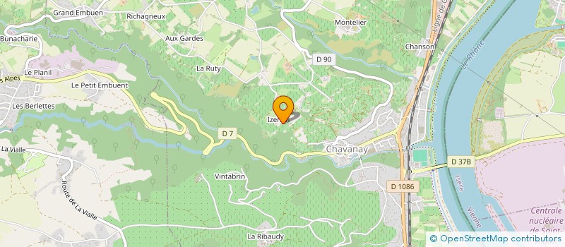localisation de l'entreprise GFA DE CHANTEPERDRIX à CHAVANAY