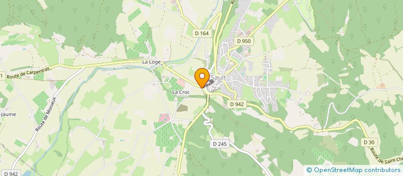 localisation de l'entreprise GFA DE CHAPIN  SAULT