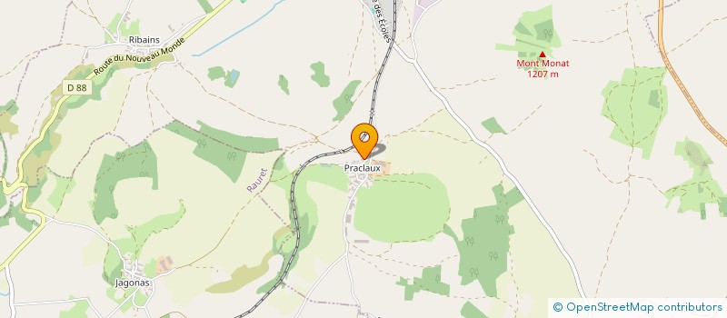 localisation de l'entreprise GFA DE CHATEAU LA VILLE  RAURET