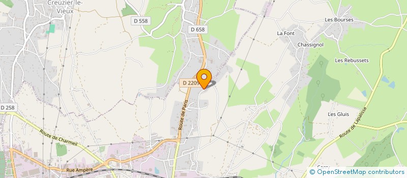 localisation de l'entreprise GFA DE CHATEAUVERT à SAINT-ETIENNE-DE-VICQ