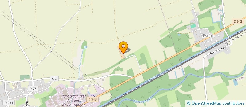 localisation de l'entreprise GFA DE CHAUMANCON  MIGENNES