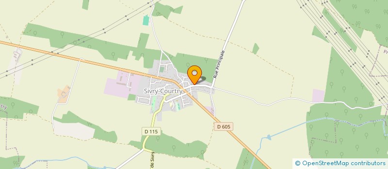 localisation de l'entreprise GFA DE CHAUMONT  SIVRY-COURTRY