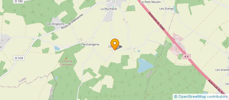 localisation de l'entreprise GFA DE CHEVREUSE  CUDOT