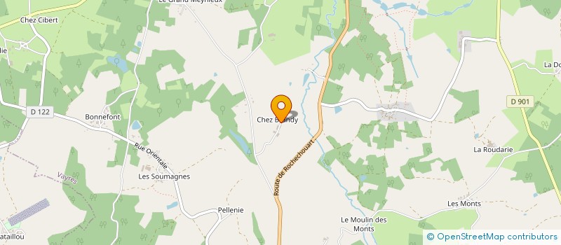 localisation de l'entreprise GFA DE CHEZ BRANDY  VAYRES