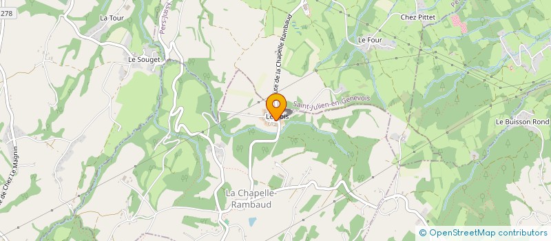 localisation de l'entreprise GFA DE CHEZ LE BOIS  LA CHAPELLE RAMBAUD