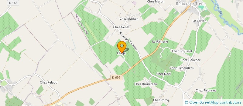 localisation de l'entreprise GFA DE CHEZ LUCAS  LEOVILLE