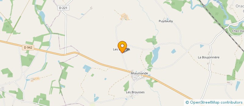 localisation de l'entreprise GFA DE CHEZ VILLAUD  ORADOUR-SAINT-GENEST