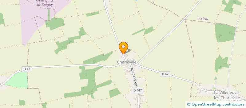 localisation de l'entreprise GFA DE CHOMME  CHARLEVILLE