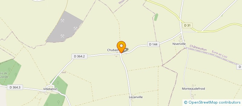 localisation de l'entreprise GFA DE CHUBLAINVILLE à CLOYES-LES-TROIS-RIVIERES