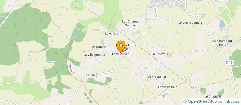 localisation de l'entreprise GFA DE CLAIREVEN à ROUILLAC