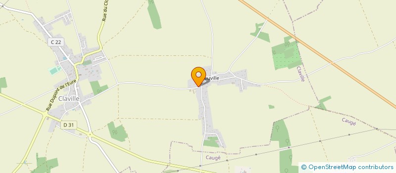 localisation de l'entreprise GFA DE CLAVILLE  CLAVILLE