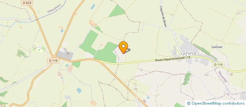 localisation de l'entreprise GFA DE COMBESCURE  BREZILHAC