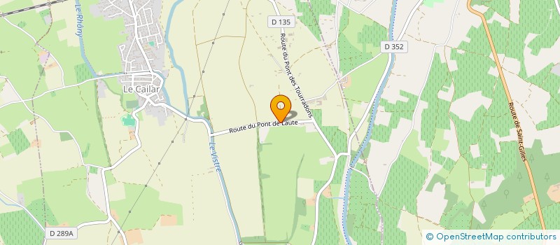 localisation de l'entreprise GFA DE CONTENSARGUES  LE CAILAR