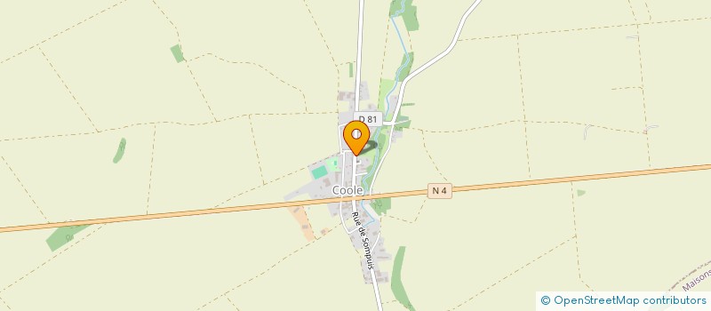 localisation de l'entreprise GFA DE COOLE  COOLE