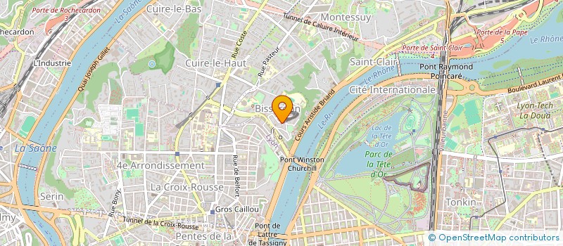 localisation de l'entreprise GFA DE CORDEBOEUF  CALUIRE-ET-CUIRE