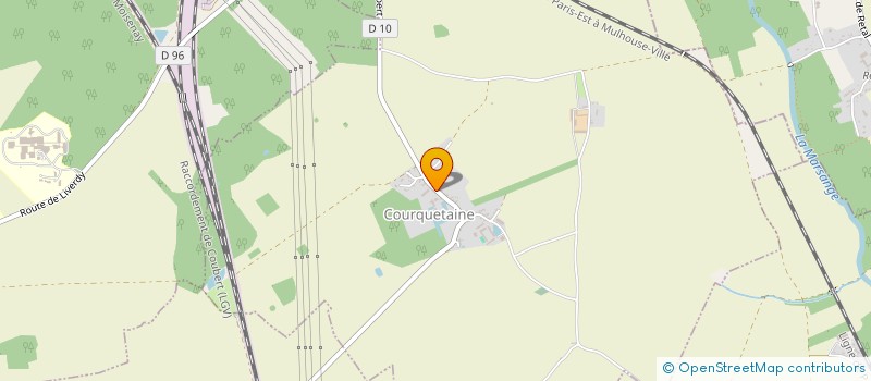 localisation de l'entreprise GFA DE COUBERT COURQUETAINE  OZOUER-LE-VOULGIS