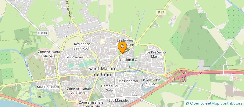 localisation de l'entreprise GFA DE CRAULONGUETTE à SAINT-MARTIN-DE-CRAU