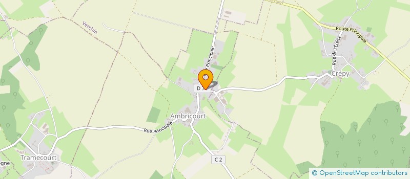 localisation de l'entreprise GFA DE CREPIEUL  CREPY