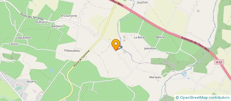 localisation de l'entreprise GFA DE DANI  COCUMONT