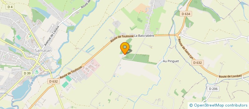 localisation de l'entreprise GFA DE DAROLLES  SAMATAN