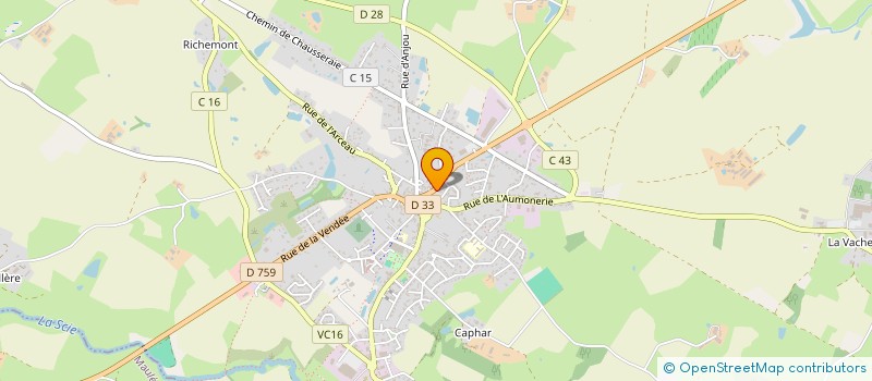 localisation de l'entreprise GFA DE DEUX SEVRES VII  NUEIL-LES-AUBIERS