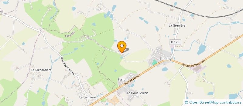 localisation de l'entreprise GFA DE DEUX SEVRES XI  BRESSUIRE