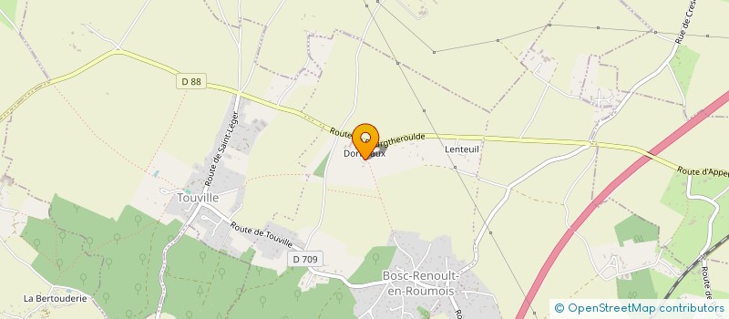 localisation de l'entreprise GFA DE DORBEAUX  THENOUVILLE