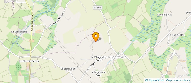 localisation de l'entreprise GFA DE DURAUVILLE  GONFREVILLE