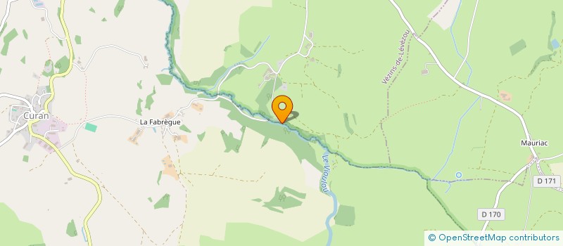 localisation de l'entreprise GFA DE FARAL  VEZINS-DE-LEVEZOU