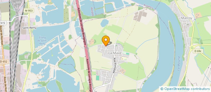 localisation de l'entreprise GFA DE FAUCLONGCHAMP  LA MAXE