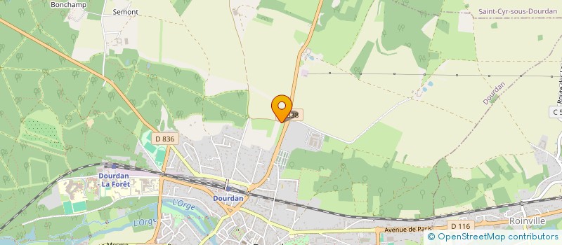 localisation de l'entreprise GFA DE FAUCQUEUR  DOURDAN