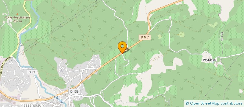 localisation de l'entreprise GFA DE FENOUILLOU  FLASSANS-SUR-ISSOLE