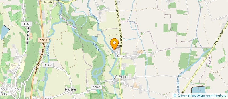 localisation de l'entreprise GFA DE FERRAN FRERES  LASSERRADE