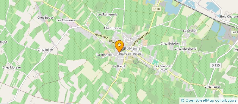 localisation de l'entreprise GFA DE FLAVILLE à SAINT-MEME-LES-CARRIERES
