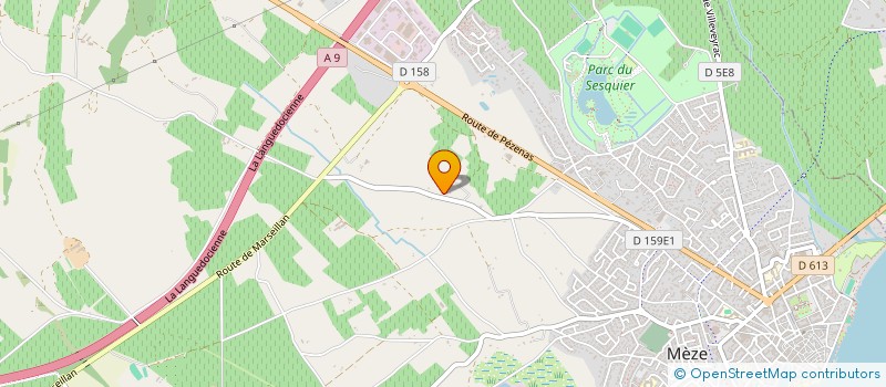 localisation de l'entreprise GFA DE FONT MARS à MEZE