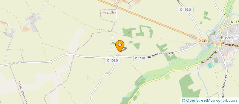 localisation de l'entreprise GFA DE FONTAINE à BREZOLLES