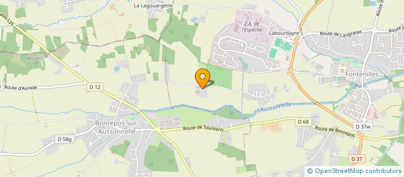 localisation de l'entreprise GFA DE FONTENILLES à FONTENILLES
