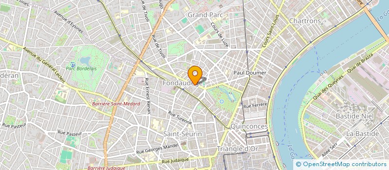 localisation de l'entreprise GFA DE FONTMUREE à BORDEAUX