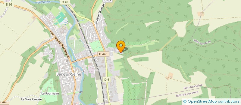 localisation de l'entreprise GFA DE FOOLZ  BOURGUIGNONS